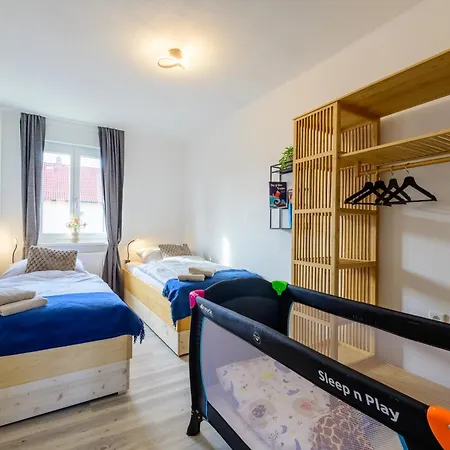 شقة Sevenhills Bamberg Lichtdurchflutetes Apartment Fuer 5 Ideal Fuer Familien *
